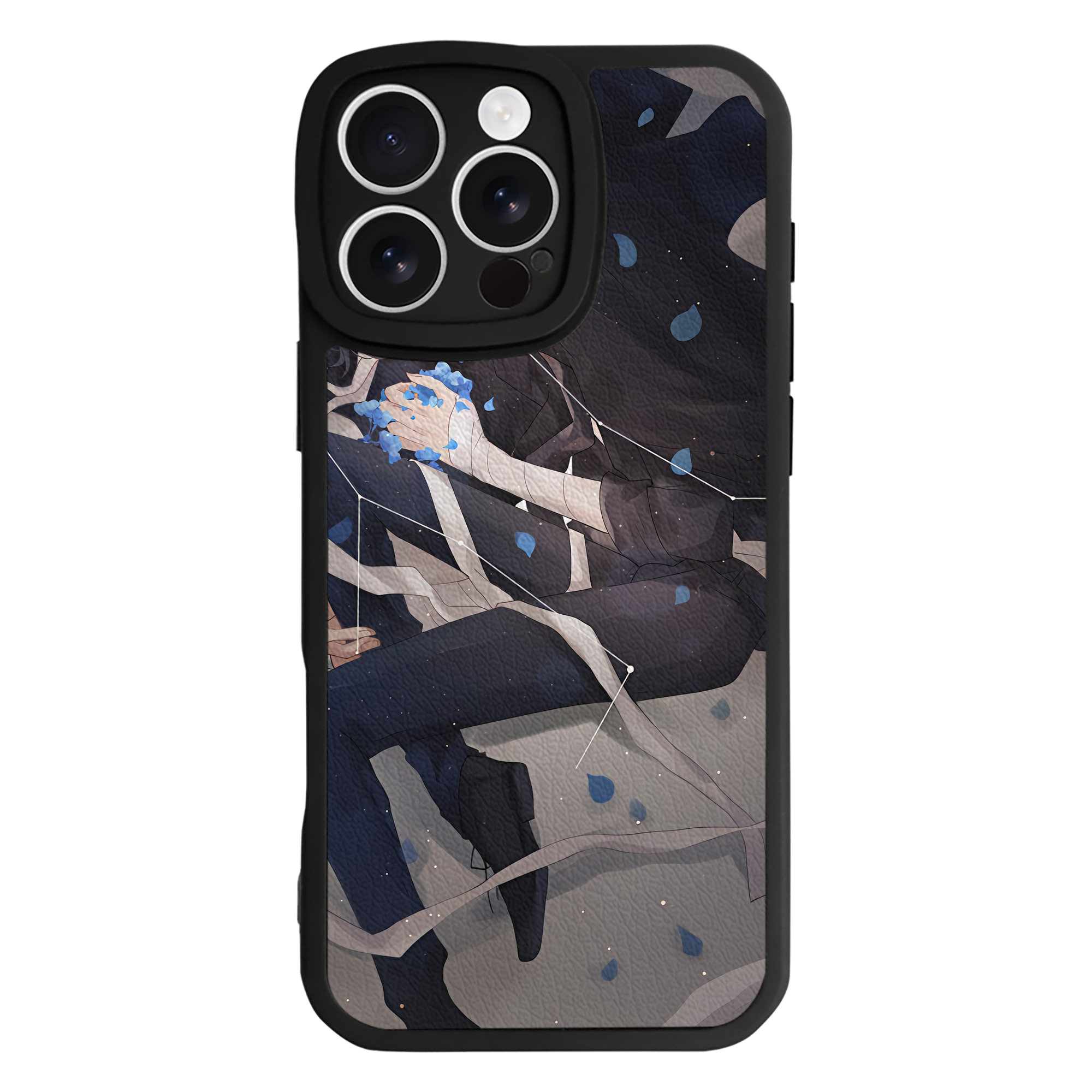 （画像用） 文豪ストレイドッグス Bungo Stray Dogs 【iPhone 16シリーズ対応】シリコンスマホケース（レザー調） 材質：シリコン
